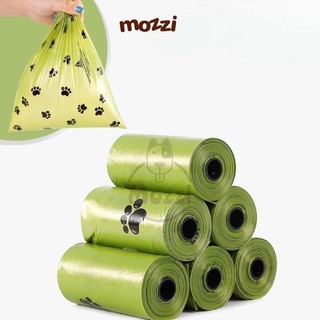 Set 8 cuộn túi vệ sinh tự phân hủy màu ngẫu nhiên