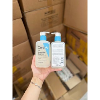 Sữa Rửa Mặt CeraVe Smoothing - Hydrating - SA - Blemish Cleanser Cho Da Dầu Mụn, Da Khô Chính Hãng