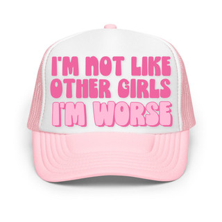 Mũ Nón lưỡi trai KingCap - Trucker Cap Pink - Vải Cotton thoáng khí, in kỹ thuật số cao cấp