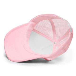 Mũ Nón lưỡi trai KingCap - Trucker Cap Pink - Vải Cotton thoáng khí, in kỹ thuật số cao cấp