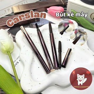 [CARSLAN] Chì Kẻ Chân Mày CARSLAN Vỏ Nâu Sang Trọng Kèm Đầu Bút Thay Thế, 0.26g