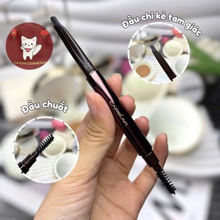 [CARSLAN] Chì Kẻ Chân Mày CARSLAN Vỏ Nâu Sang Trọng Kèm Đầu Bút Thay Thế, 0.26g