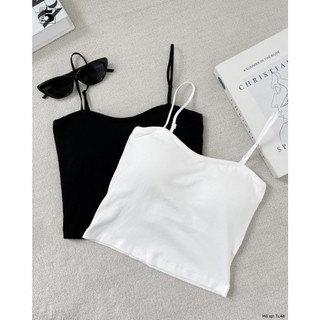 Áo bra hai dây mảnh croptop có đệm mút ngực Twentyfive TL48