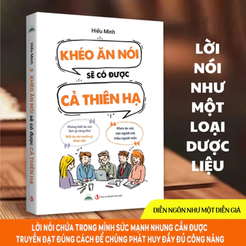 Sách - Khéo Ăn Nói Sẽ Có Được Cả Thiên Hạ - Lời Nói Như Một Loại Dược Liệu