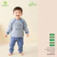 AMI0474 - Bộ Nỉ Thu Đông Bé Trai Dài Tay Hello Anminaza Chất Liệu Nỉ Hàn Dày Dặn Ấm Áp