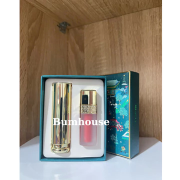 [HÀNG CTY] Set son The Whoo son dưỡng Whoo màu hồng Pink 3.3g & Son kem lì Rose Pink mini 2.1g