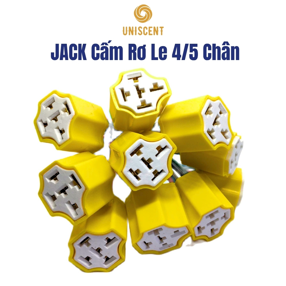 Giắc Sứ/ Ceramic Cắm RơLe/Giắc Rơ Le 4, 5 Chân/ Giắc Rơ Le Sử Dụng Cho Rờ Le- Ceramic Chịu Nhiệt Cao