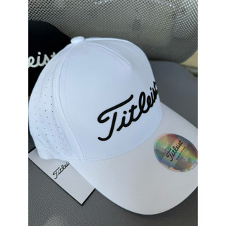 Mũ golf 2 màu đen trắng thấm hút tốt co dãn