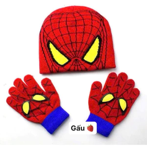 Set mũ + gang tay siêu nhân người nhện