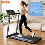 OneTwoFit Máy chạy bộ gấp gọn 2.5HP – Màn hình LED, loa Bluetooth, 3 nấc nghiêng tay, tải trọng lên đến 120kg — ảnh 1