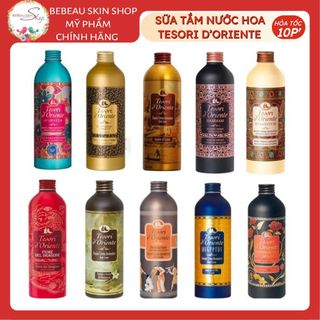 Sữa Tắm Hương Nước Hoa Tesori D’Oriente Dưỡng Ẩm, Dưỡng trắng da, Lưu Hương Bền Lâu - Bebeau