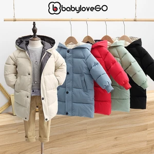 Áo khoác phao dáng dài cho bé bé trai bé gái BabyloveGO, áo phao dài trùm gối siêu ấm, siêu nhẹ, giữ nhiệt mùa đông
