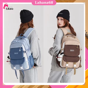 Balo nam nữ, Cặp đi học thời trang đựng laptop 15.6 inh Ba lô nhiều ngăn ulzzang chống nước HS12