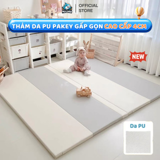 Thảm Cho Bé Bằng Da PU Cao Cấp PAKEY Siêu Êm, Siêu Bền , Đệm Thảm Dày 4cm Phong Cách Hàn Quốc Bảo Hành 1 Năm