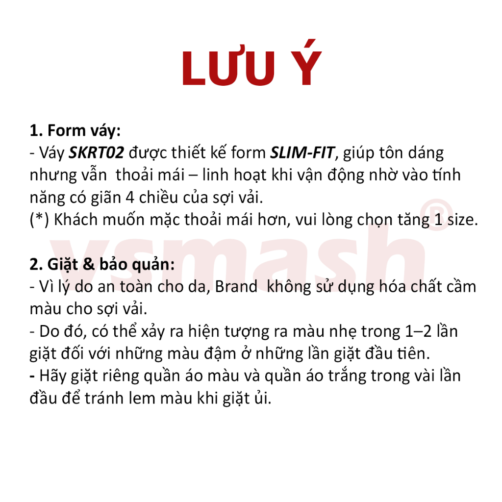 Váy Cầu Lông Vsmash Sportwear “SKRT 02” – Váy Thể Thao Form SlimFit-, Lót 2 Lớp, Umi 4 Chiều Cao Cấp, Mềm Mại, Co Giãn