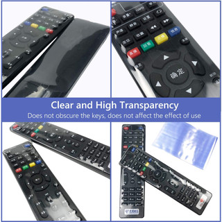 Set 10 Màng Co Bọc Remote Nhựa PVC Trong Suốt - Túi Co Nhiệt Chống Bụi, Chống Thấm Nước, Hạn Chế Hư Hỏng Đồ Dùng