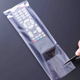 Set 10 Màng Co Bọc Remote Nhựa PVC Trong Suốt - Túi Co Nhiệt Chống Bụi, Chống Thấm Nước, Hạn Chế Hư Hỏng Đồ Dùng