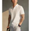 Áo thun Polo nam cổ V GAO studio vải cotton thoáng mát thấm hút mồ hôi form áo regular nam tính sang trọng G005