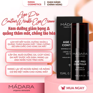 Kem dưỡng mắt giảm bọng & quầng thâm Mádara Age Pro Contour Wrinkle Eye Cream 15ml