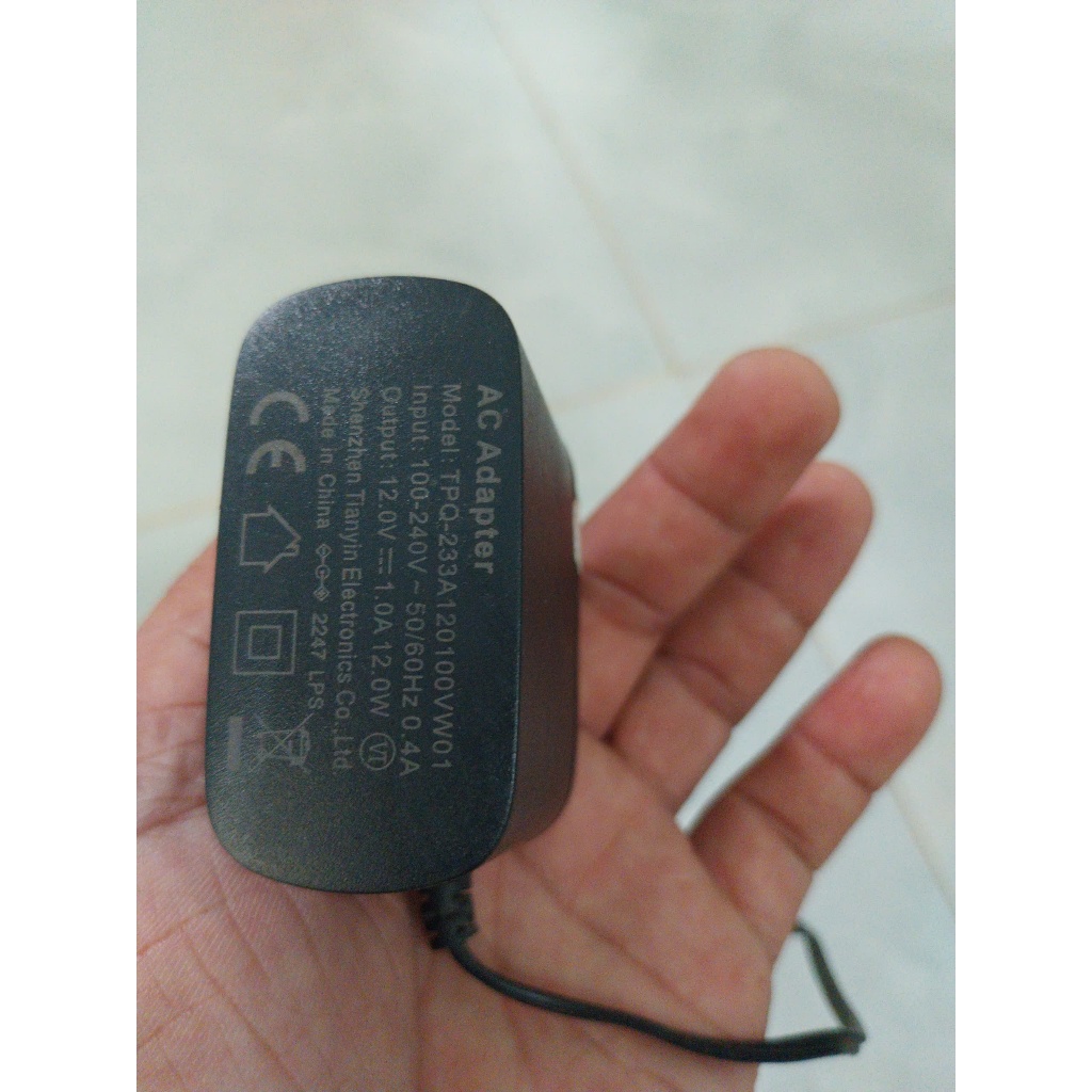 Adapter 12v-1a (Nguồn modem nhà mạng cũ), dùng cho camera, tvbox, chân to 5.5x2.1mm