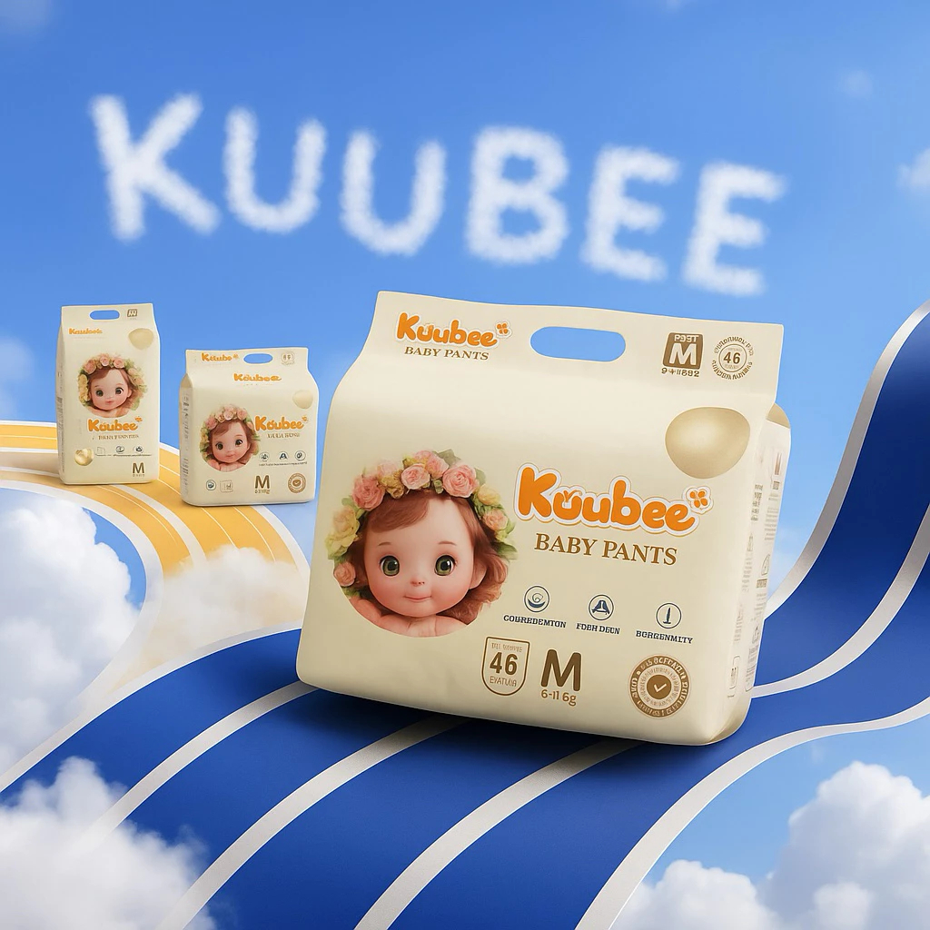 Bỉm Cho Bé Kuubee Chính Hãng, Dán & Quần Siêu Mỏng Thấm Hút, Chống Tràn ...