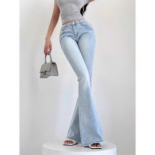 Jean loa lưng thấp lai ria M220