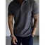 Áo thun Polo nam cổ V GAO studio vải cotton thoáng mát thấm hút mồ hôi form áo regular nam tính sang trọng G005