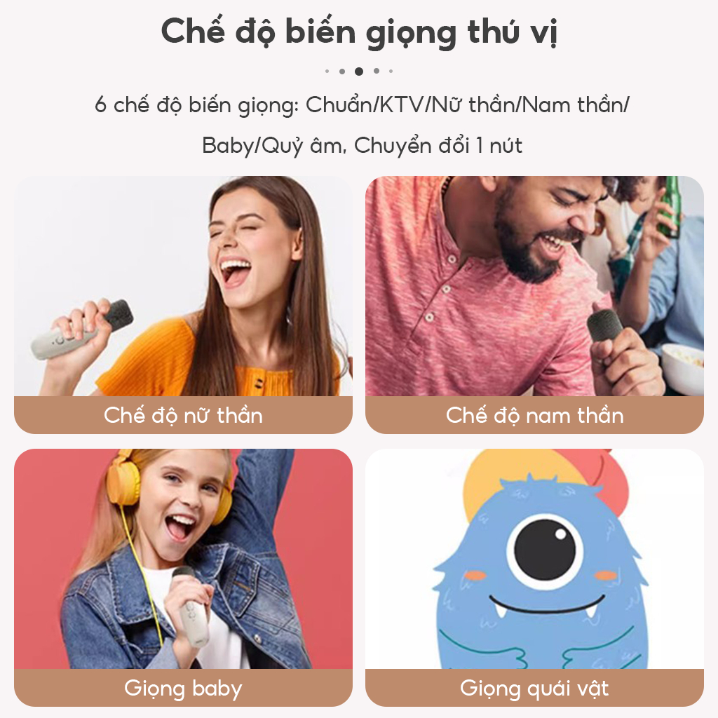 Loa Bluetooth Hát Karaoke Không Dây K12 KYNIO Tặng Kèm 2 Mic Thiết Kế Nhỏ Gọn Để Bàn Đem Đi Du Lịch