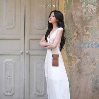 Váy LYRA ren thêu dáng dài ngọt ngào by Serene