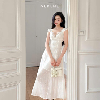 Váy LYRA ren thêu dáng dài ngọt ngào by Serene