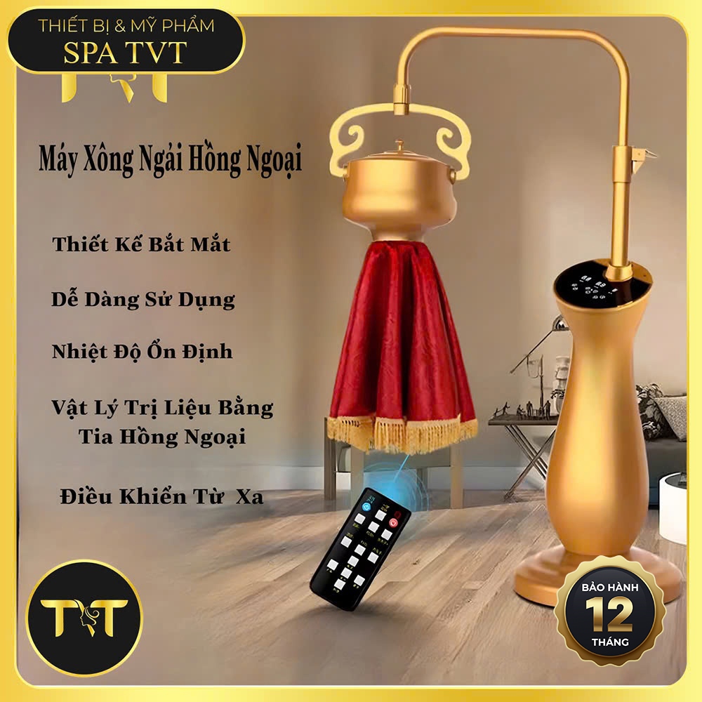 MÁY XÔNG NGẢI CỨU KHÔ TVT XN2, XÔNG HỒNG NGOẠI DƯỠNG SINH, LÀM ẤM CƠ THỂ,THƯ GIÃN, CHĂM SÓC SỨC KHỎE