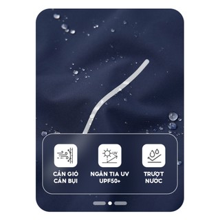Áo khoác gió nữ gia đình 3C Promax YODY tay bo chun túi khóa, mũ tháo rời WCJA25F092