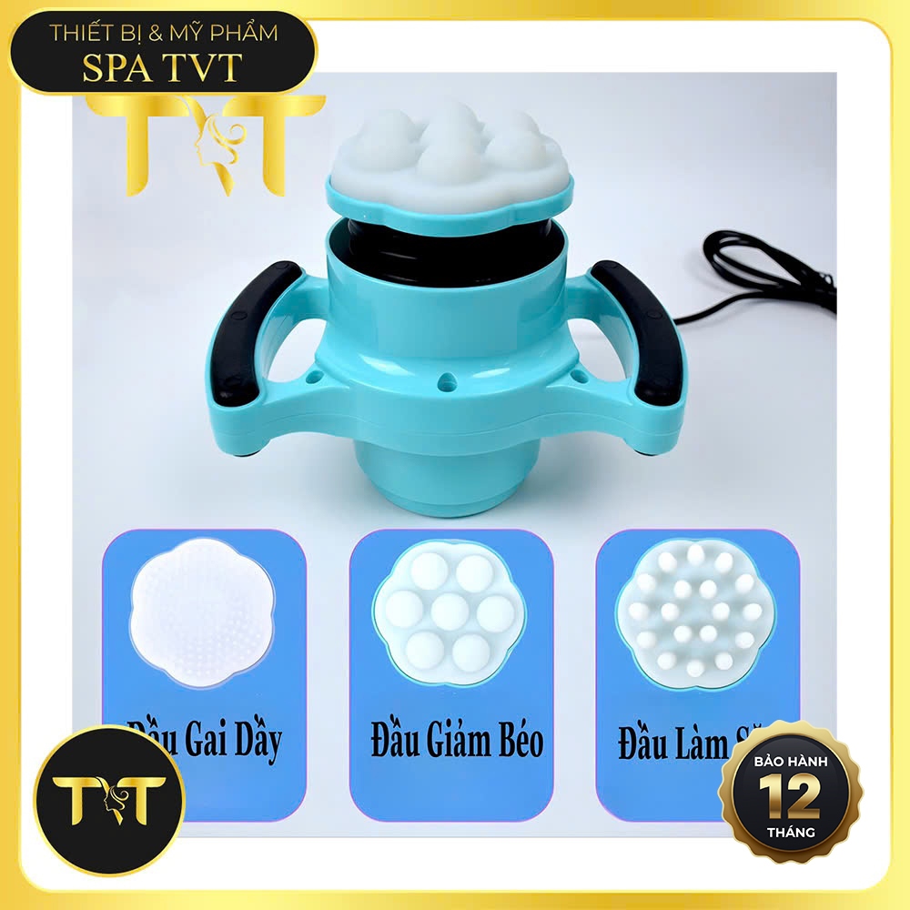 Đầm Rung MINI GX Xanh (G5 mini) Giảm Béo Body, Đánh Tan Mỡ Bụng Đùi Bắp Tay, Massage Thư Giãn