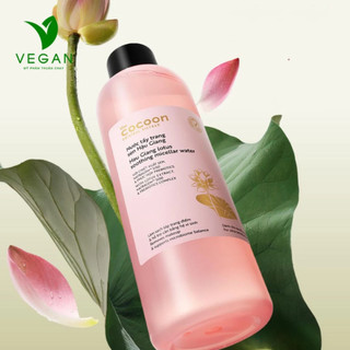 (Hàng Công TY) Nước Tẩy Trang Sen Hậu Giang Cocoon Sạch Bụi Siêu Mịn, Dịu êm Cho Da 500ml Duduhouse