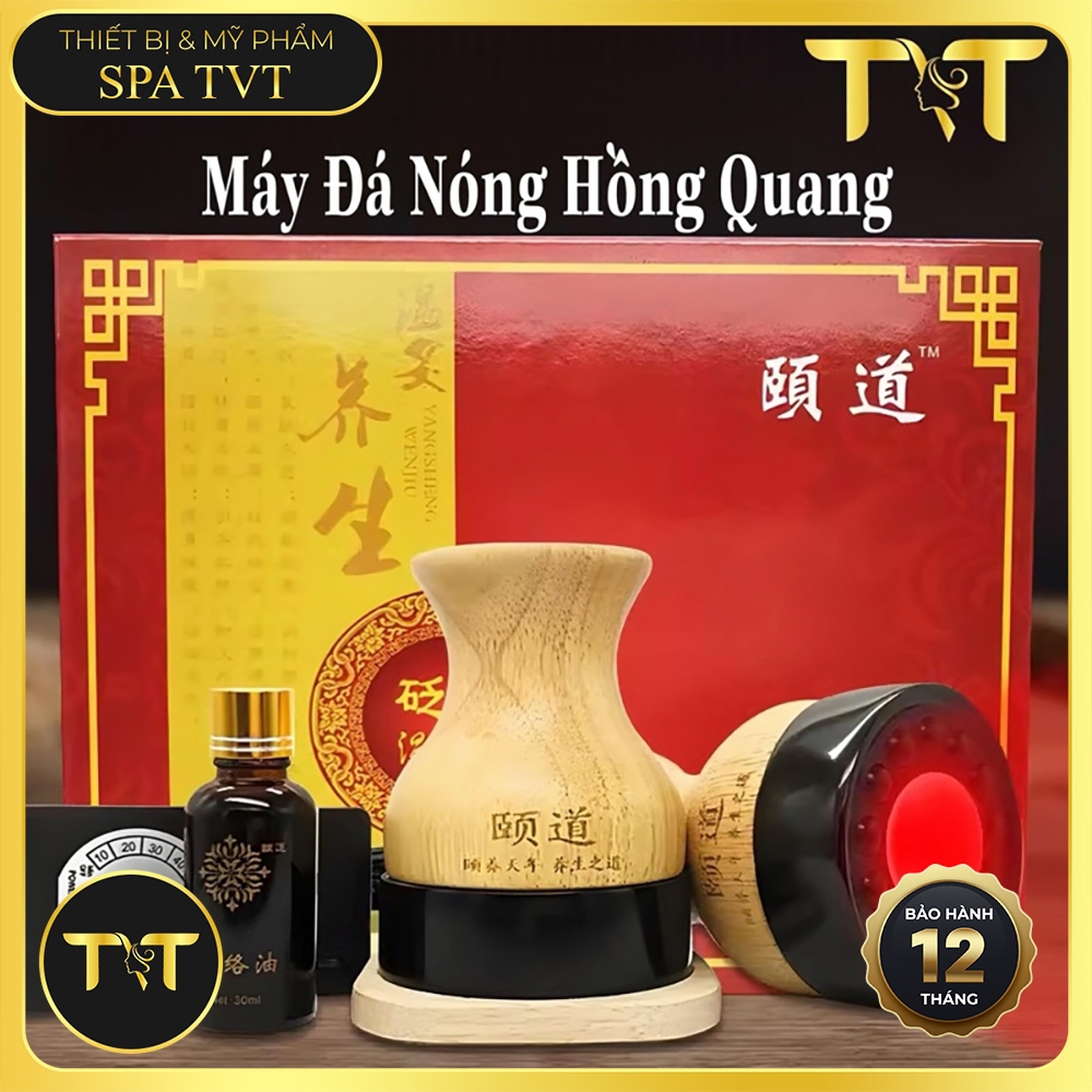 Cốc Hồng Quang Cao Cấp Chải Thông Kinh Lạc, Massage Vai Cổ Gáy, Dưỡng Sinh, Làm Ấm Cơ Thể