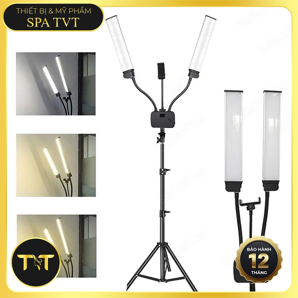 Đèn LED 2 Râu | Đèn LED Phun Xăm, Đèn Tattoo, Nặn Mụn, CHÂN ĐÈN 2.1M CHẮC CHẮN