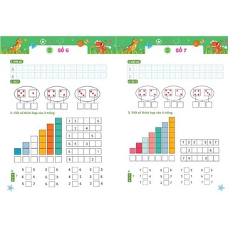 Sách- Bộ 2 Quyển Bé Học Toán Và Vở Bài Tập Toán Phát Triển Tư Duy Hành Trang Tự Tin Vào Lớp 1 Cho Bé Từ 5-6 Tuổi