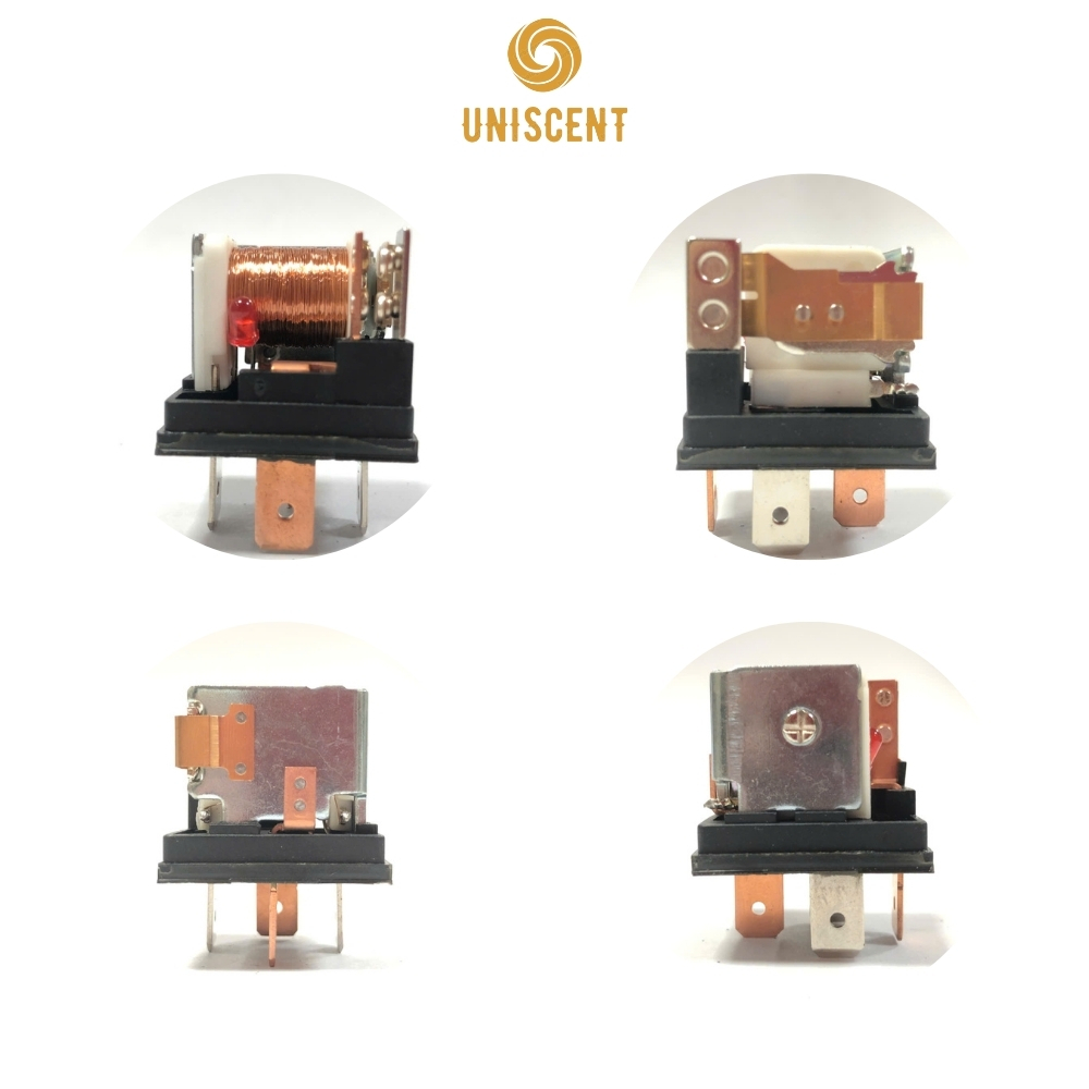 Rơ Le/Relay/Rơle 4 Chân 12V/24V-80A-LISSEM- Dùng Cho Còi Và Các Thiết Bị Điện Ô Tô Xe Máy