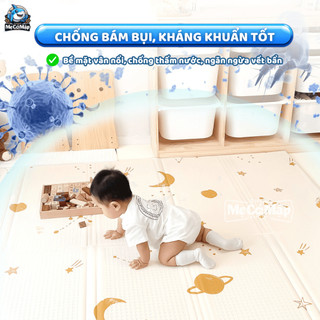 [NEW] Thảm Xốp Gấp Gọn Chính Hãng Pakey Dày 1.5CM, Thảm Chơi Cho Bé 2 Mặt Họa Tiết Ngộ Nghĩnh, Êm Ái Chống Trơn Trượt