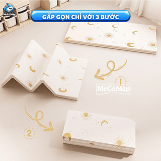 [NEW] Thảm Xốp Gấp Gọn Chính Hãng Pakey Dày 1.5CM, Thảm Chơi Cho Bé 2 Mặt Họa Tiết Ngộ Nghĩnh, Êm Ái Chống Trơn Trượt