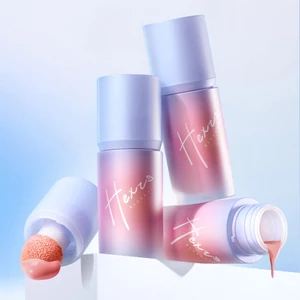 Phấn má hồng dạng kem căng bóng HEXZE 6ml, Phấn má trang điểm tự nhiên, độ bền màu cao