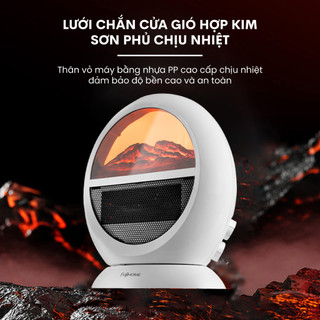 Quạt sưởi để bàn mini Fujihome FH09 – Sang trọng và ấm áp