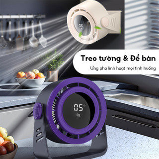 Quạt mini gia đình - Quạt bàn USB cho văn phòng, ký túc xá, thiết kế nhỏ gọn đa năng