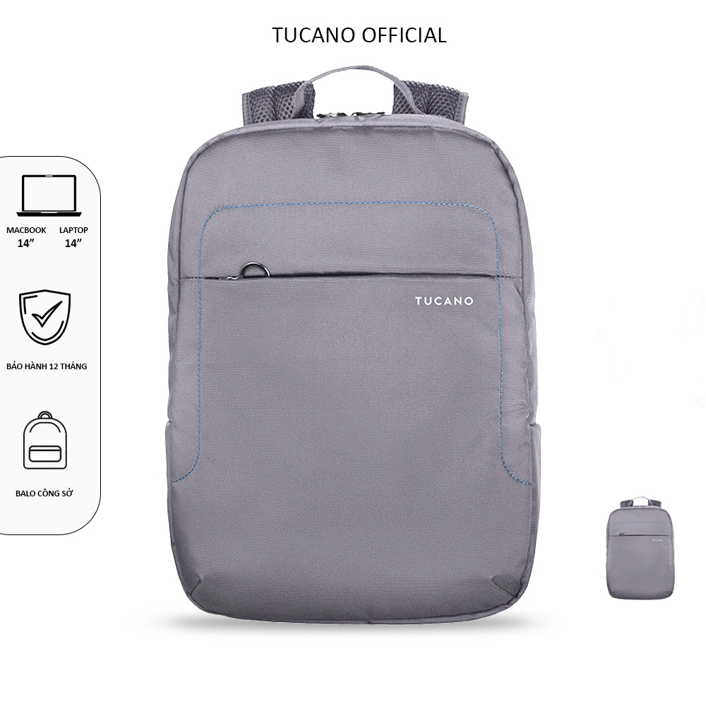 Balo Laptop/Macbook TUCANO LUP ZAINO chống sốc, chống thấm nước