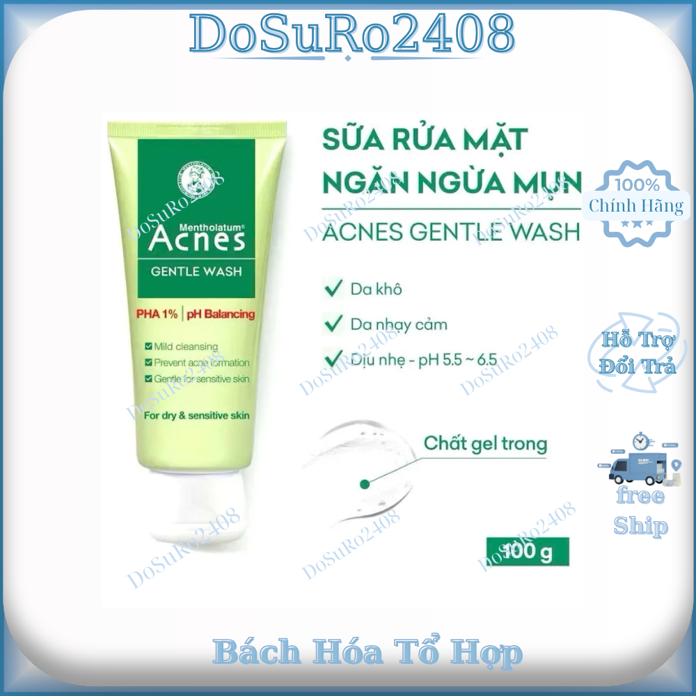Sữa rửa mặt ngăn ngừa mụn Acnes Creamy Wash 100g
