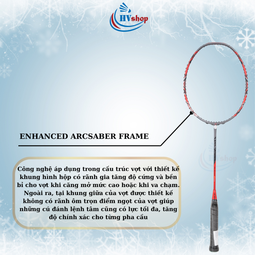 Vợt cầu lông Yonex Arcsaber 11 Tour chính hãng, KHUNG CHƯA CĂNG, quà tặng hấp dẫn - HVShop