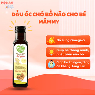 Dầu ăn dặm Óc Chó Mămmy bổ sung Omega 3, giúp phát triển trí não, bé thông minh, nhanh nhẹn, chai 100ml