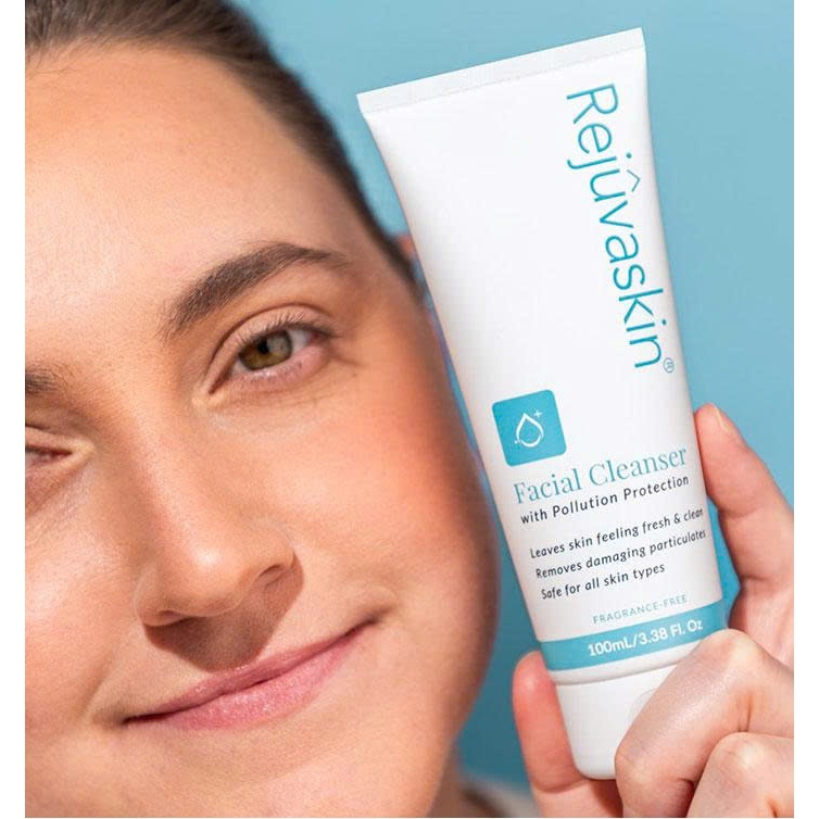 Sữa rửa mặt loại bỏ bụi mịn, ngừa mụn, sáng da Facial Cleanser Rejuvaskin 100ml