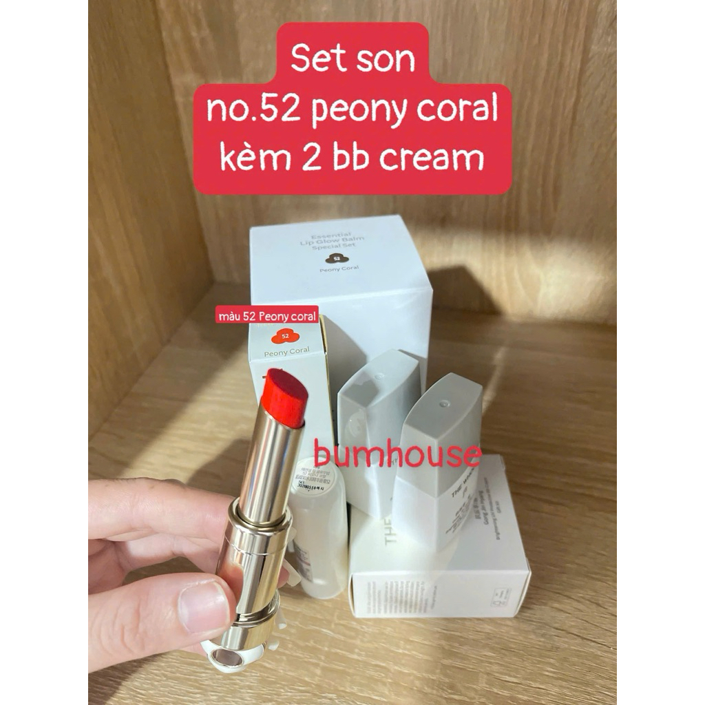 Son Dưỡng Có Màu Whoo Essential Lip Glow Balm 3.3g