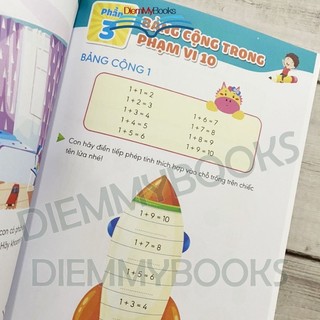 Sách- Hành Trang Giúp Con Tự Tin Vào Lớp 1- Quyển 2: Cùng Con Học Toán